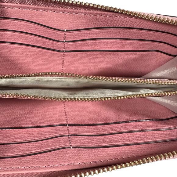Kate Spade New York Pink Leather Zip Around Wallet - Picture 5 of 11